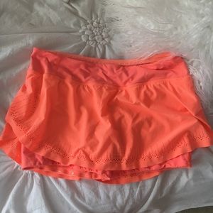 CORAL LULULEMON RUNNING SKIRT 🏃🏼‍♀️🏃🏼‍♀️